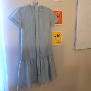 Uniqlo Drop Waist Shift Dress with Ruffle